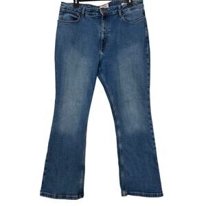 Wrangler High Rise Bold Boot Cut Jeans Denim 14 Western Cowgirl